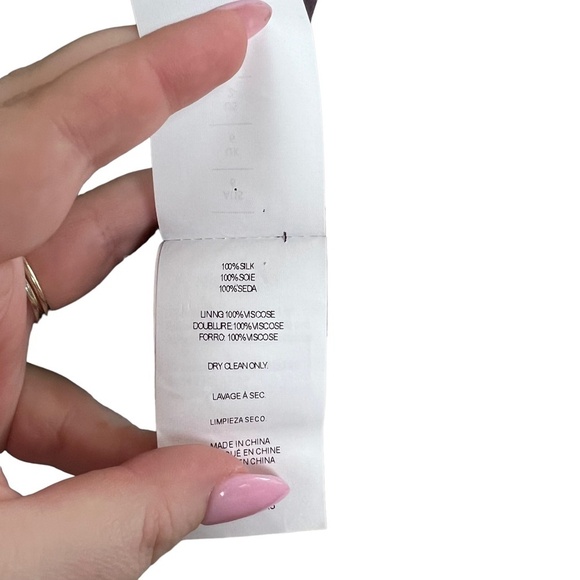 NICHOLAS | Emmie Silk Crop Top Keyhole Purple Shoulder Pads Blouse - Picture 3 of 6